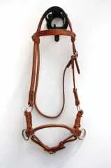 Sidepull Harnessleder Single Leather Noseband