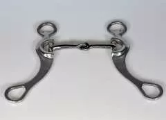 Western Gebiss Snaffle with Shanks Aluminium 5