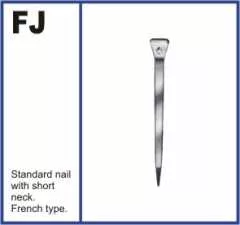 Mustad Hufnägel FJ0 Slim für Slidingeisen 25 Stück