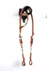 EE Tack Einohrkopfstück aus Herman Oak Leather