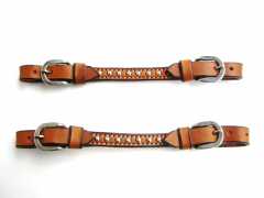 Show Leder-Kinnriemen mit Nicelspots