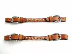 Show Leder-Kinnriemen mit Nicelspots