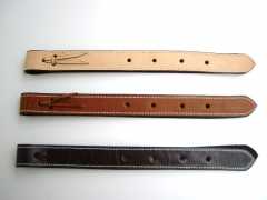 Leder Off Billet glatt in drei Farbtönen