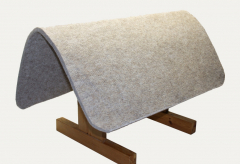 Mustang Filzunterlage für Westernpad aus Wollfilz Padschoner beige / sand