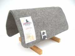 Mustang Filzunterlage für Westernpad aus Wollfilz Padschoner grau