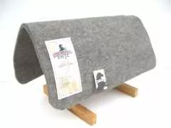 Mustang Filzunterlage für Westernpad aus Wollfilz Padschoner grau