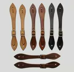 Western Sporenriemen für Westernsporen gerade