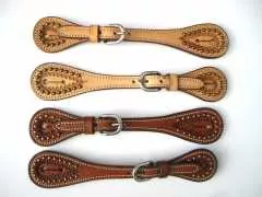 Western Sporenriemen aus US Leder mit Spots