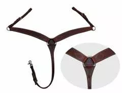 EE Tack Vorderzeug aus Latigo Leder mit Ziernaht