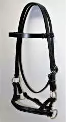 Sidepull Soft Padded mit unterlegtem Nasenteil in schwarz