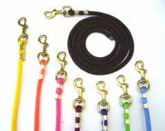 Führstrick Polyester mit Karabiner in verschiedenen Farben