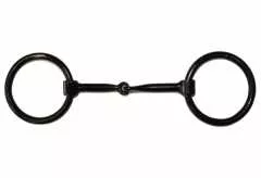 KS Heavy Ring Snaffle Bit schwer aus Black Steel 12.7cm (5)