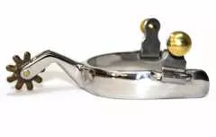 KS Plain Westernsporen mit nach innen gebogenem Hals