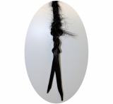 Horse Hair Mecate schwarz aus Pferdehaar geflochten 670cm lang