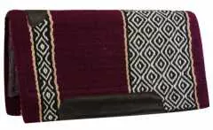 Western Show Pad Diamond Design #6207 Burgundy