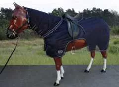 Ausreit Fliegendecke für Englischsattel mit Halsteil