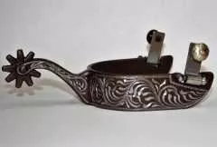 Brownsteel Antique Show Westernsporen mit Gravierungen