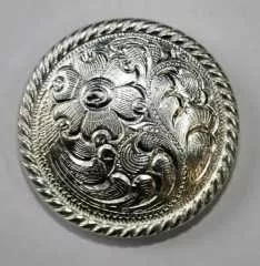 German Silver Concho Round Rope in drei Größen