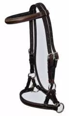 EE TACK Side Pull Reithalfter aus vorgeöltem Leder