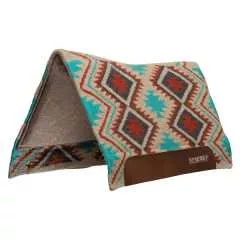Weaver Synergy Flex Westernpad Turqoise/Rust