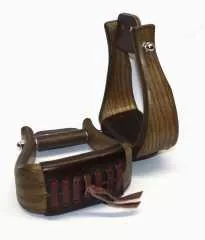 Premium Holzsteigbügel Offset-Angled Mod. 1