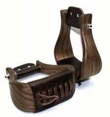 Premium Holzsteigbügel Flat Bottom Mod.2