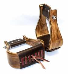 Premium Holzsteigbügel Flat Bottom Mod.3