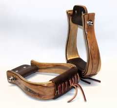 Premium Holzsteigbügel für Westernsättel JKST28-2