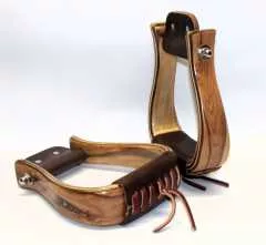 Premium Holzsteigbügel für Westernsättel JKST28-2