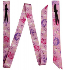 Nylon Off-Billet und Tie Strap Set Fashion Print Pink Horse Nylon Off-Billet und Tie Strap Set Fashion Print Pink Horse