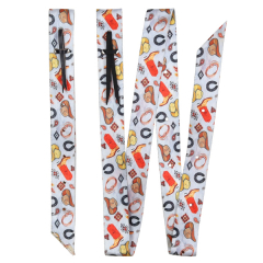 Nylon Off-Billet und Tie Strap Set Fashion Print Cowboy Nylon Off-Billet und Tie Strap Set Fashion Print Cowboy