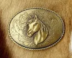 Western Buckle Gürtelschnalle ILC Horse Head
