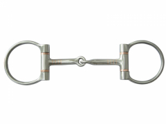 D-Ring Snaffle Bit Brushed Stainless Steel D-Ring Snaffle Bit Brushed Stainless Steel