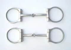 D-Ring Snaffle Bit Brushed Stainless Steel