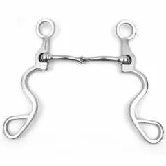 Showman S Shank Bit with Smooth Snaffle Bit - JK3710