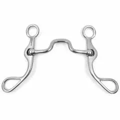 Showman Curved Shank with Flat Square Port Bit JK3365