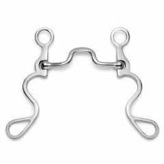 Showman Long S Shank with Flat Square Port Bit JK3310