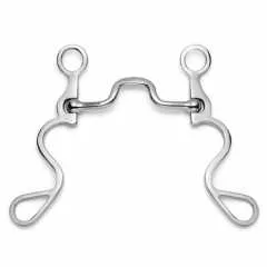 Showman Long S Shank with Flat Square Port Bit JK3310