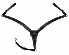 Berlin Custom Leather Vorderzeug schwarz Made in USA