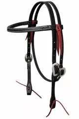 Berlin Custom Leather Stirnband Kopfstück schwarz