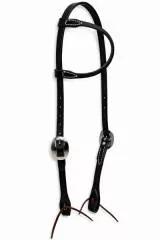 Berlin Custom Leather Einohr Kopfstück schwarz