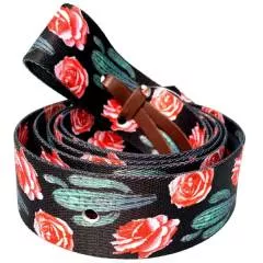 Mustang Saddlery Nylon Off-Billet & Tie Strap Set Roses