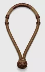 Rawhide Bosal Red Black Waves