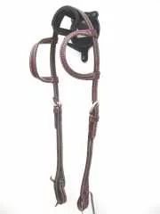 EE Tack Kopfstück - Latigo Stitched - Doppeleinohr