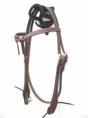 EE Tack Kopfstück - Latigo Stitched - Futurity-Stirnband