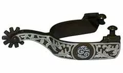 FG Westernsporen Antique mit Floral Concho Overlay - #236121