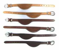 Fenderstraps Hobbelstrap Steigbügelriemen Halbrund punziert in verschiedenen Farben 1 Paar