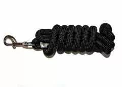 Anbindestrick schwarz mit Boltsnap Karabiner 210cm