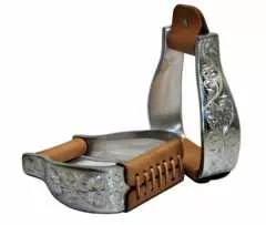 T.J. Alu Steigbügel graviert