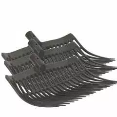 3 Stück V-Plast Schwedengabel Bollengabel Dunggabel aus Kunststoff